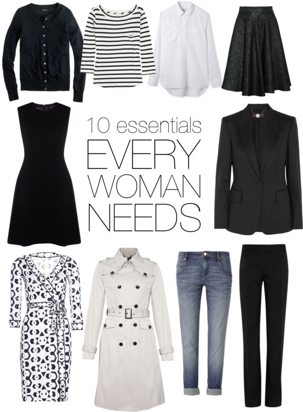 Top 10 wardrobe essentials - WHAT EVERY WOMAN NEEDS