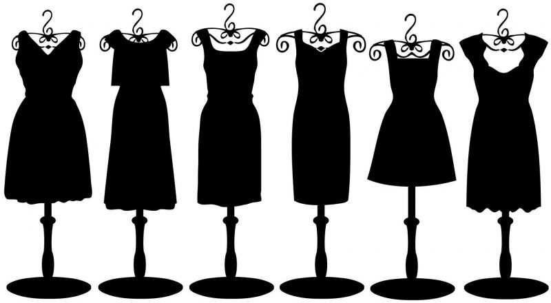 Cartoon Little Black Dress